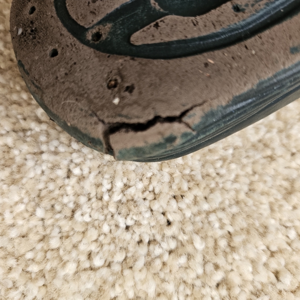 Rassi Sport Branded Size 40 (Brazil) Women's Green and Gray Slide Sandals - Picture 7 of 8